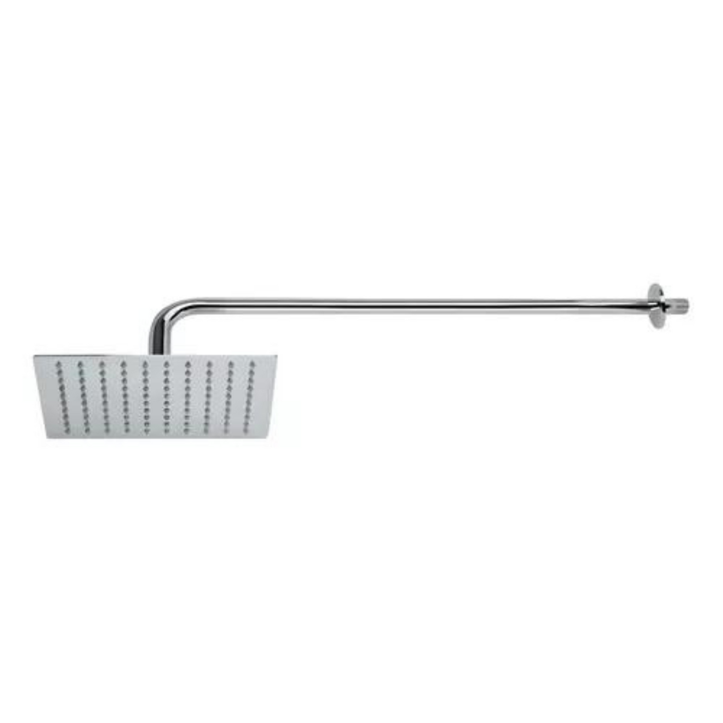 Ducha Cuadrada de 8" Ultra Delgada en Acero Inoxidable (Cromada)