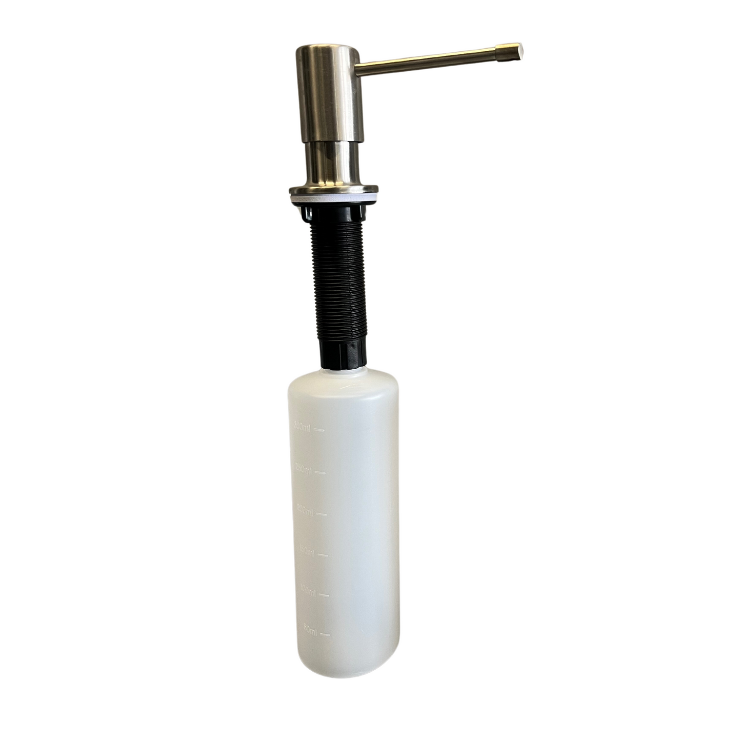 Dispensador de Jabon para Fregador en Acero Inoxidable - Gris Satinado