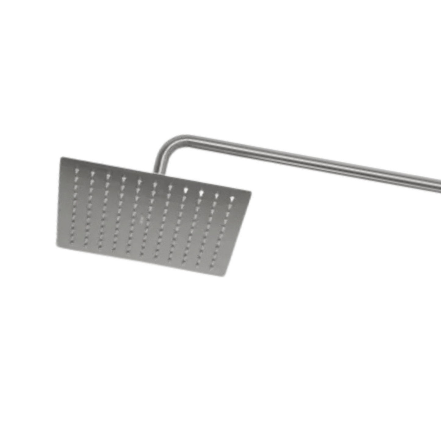Ducha Cuadrada de 8" Ultra Delgada en Acero Inoxidable (Satinada)