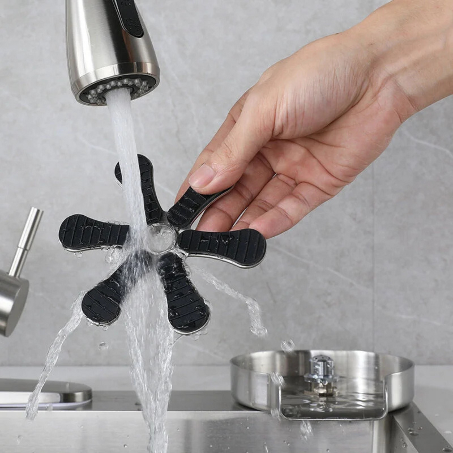 Lavador de Vasos Gasco para Fregador en Acero Inoxidable