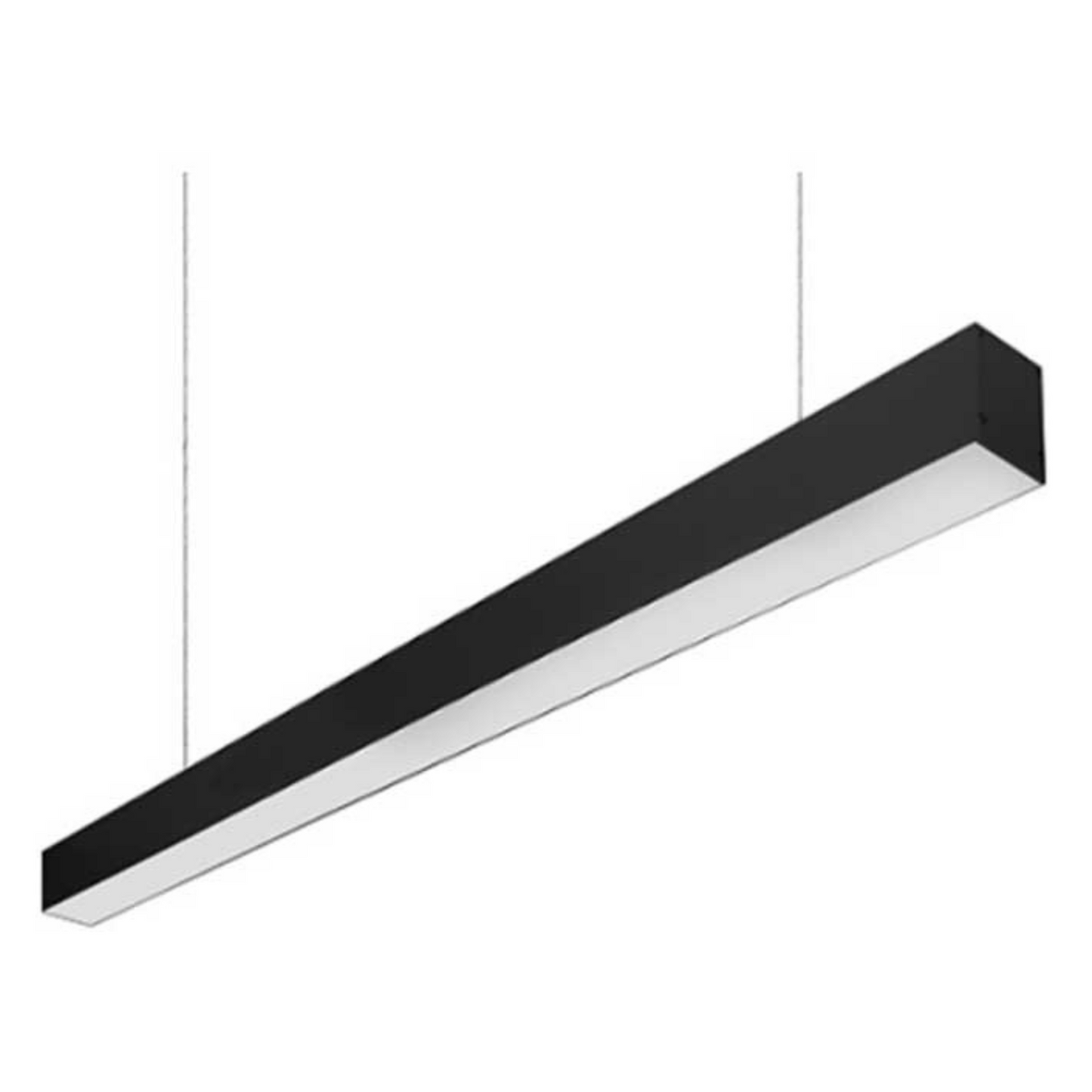 Lampara LED Lineal de 60CM en 3 Tonos de Luz (Cálida, Fría y Blanca) 16W - Acabado en Negro