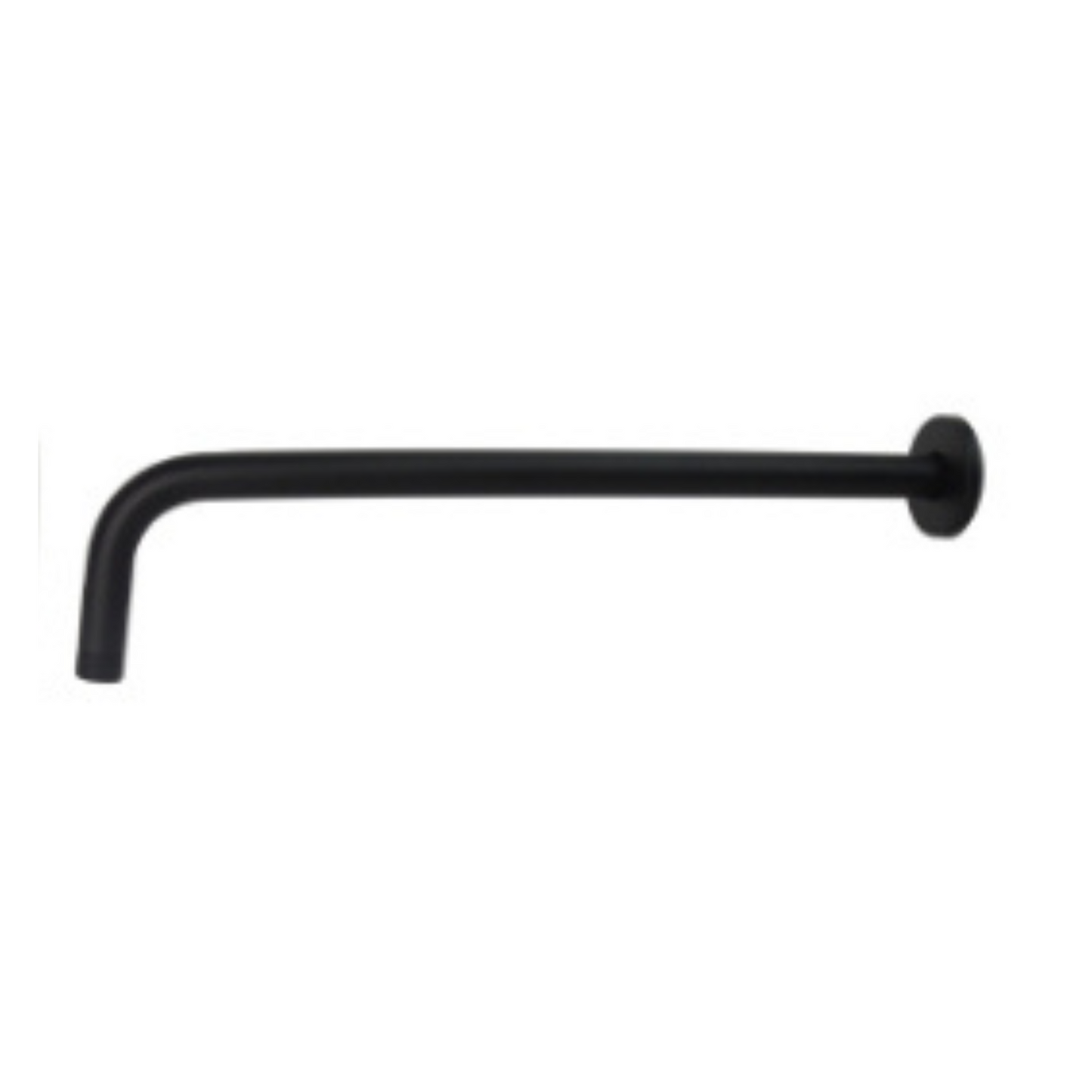 Brazo de Ducha de 40CM en Acero Inoxidable con acabado Negro Mate