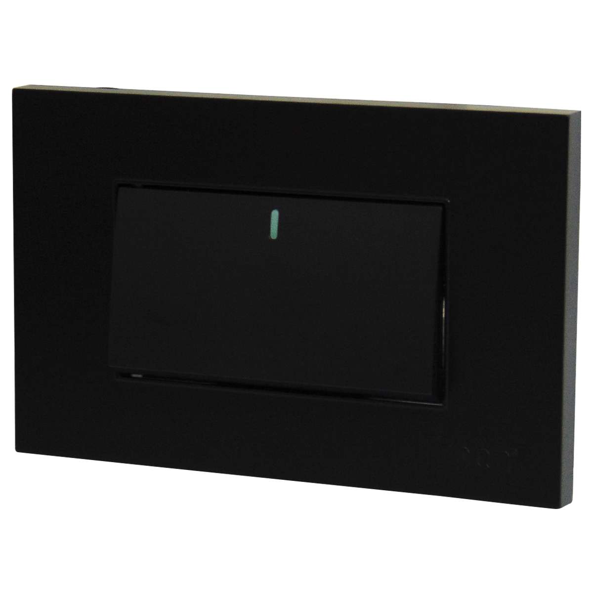 Interruptor Sencillo 110V 10AMP - Acabado Negro / Black