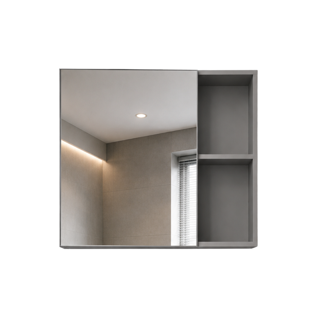 Gabinete aéreo con espejo gris – 65 × 10.5 × 60 cm