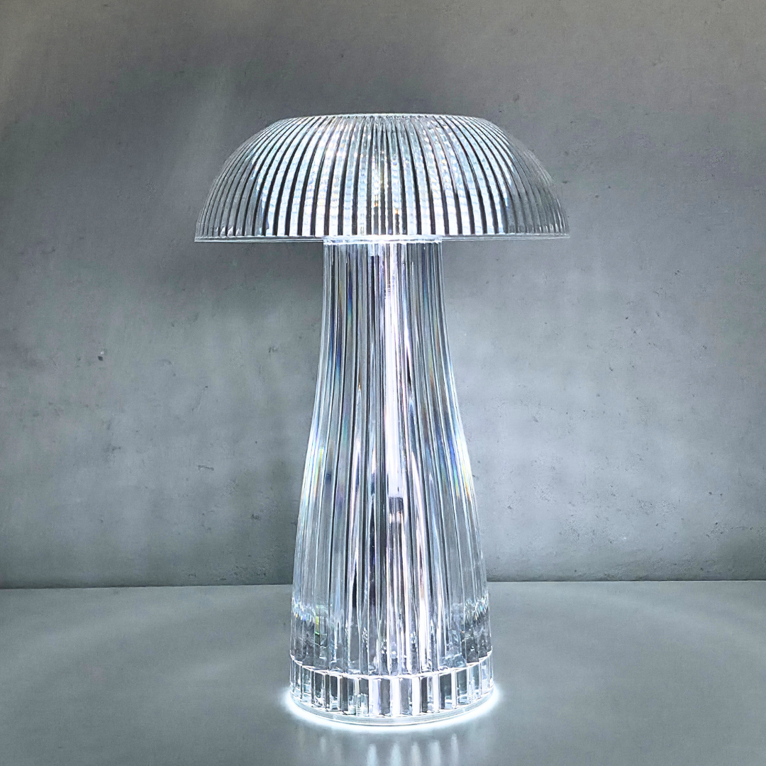 Lampara de mesa LED recargable de 3 temperaturas