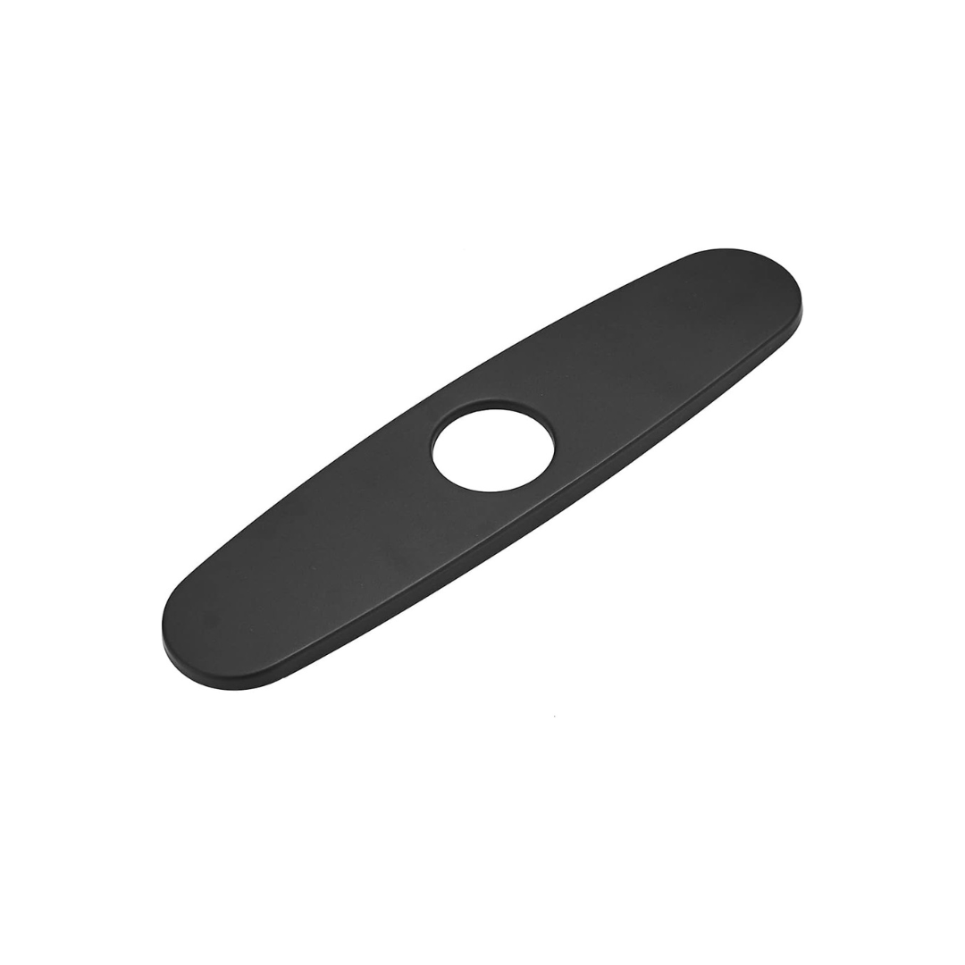 Flange para fregadero de 8"en acero inoxidable negro