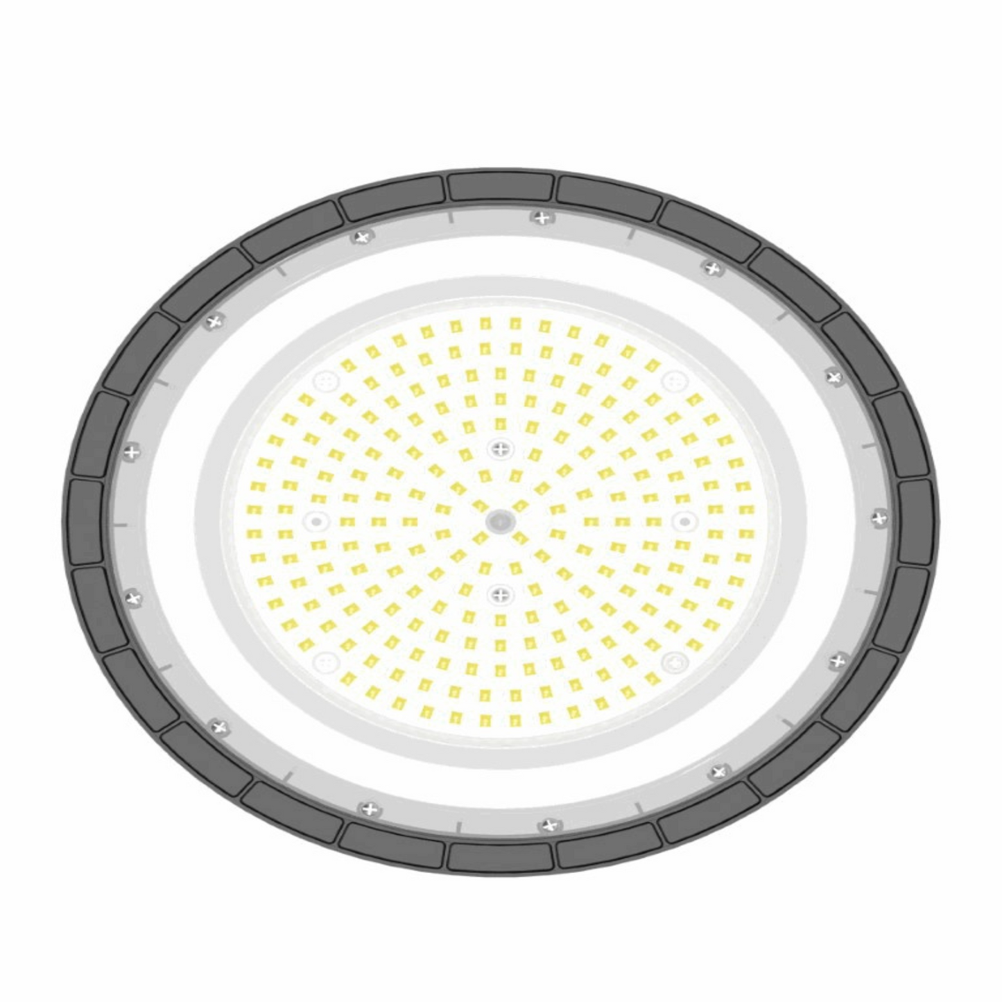 LAMPARA DE TECHO LED HIGH BAY 200W / LUZ BLANCA 6,000K
