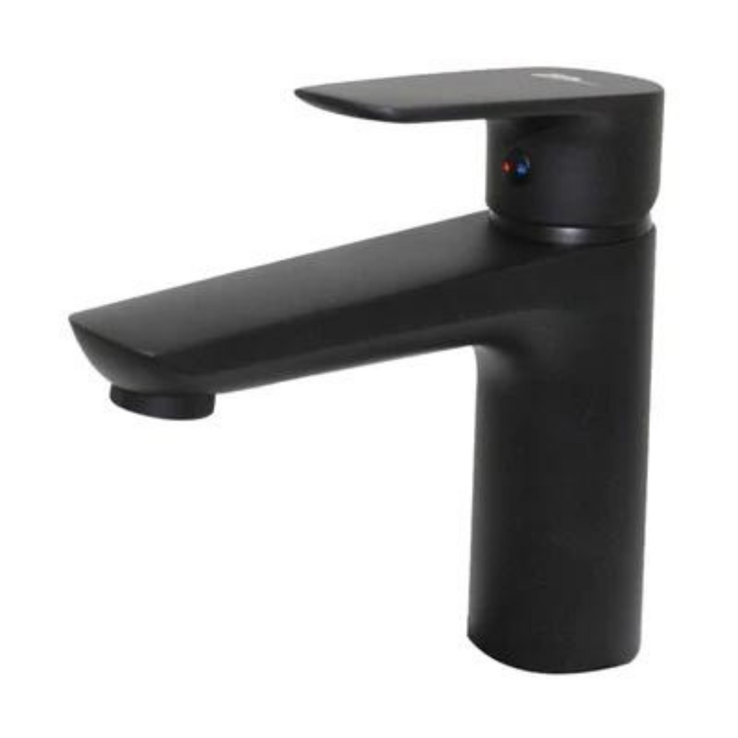 Grifo Monomando para Lavamanos acabado Negro Bajo + Desague Gratis