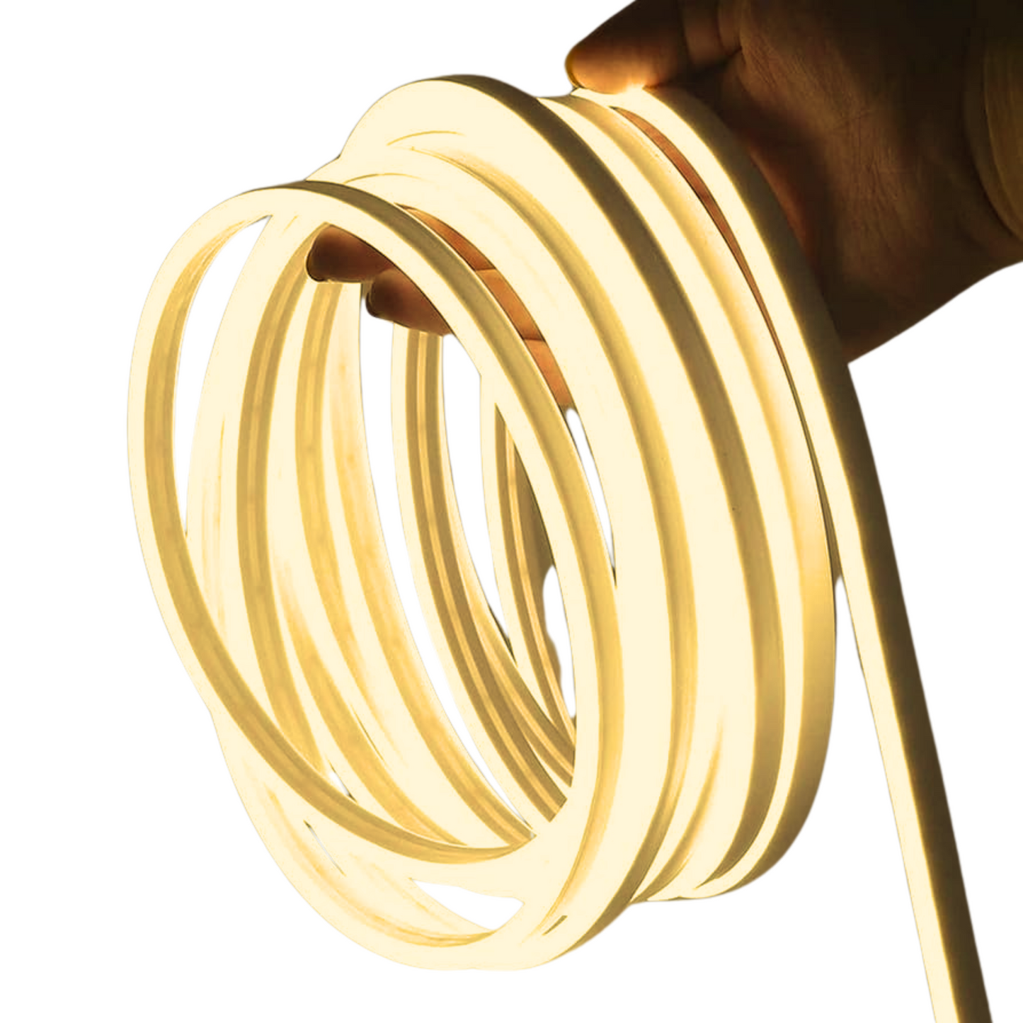 Manguera LED Neon Flex - 5 MTS. - Luz Amarilla 3000K