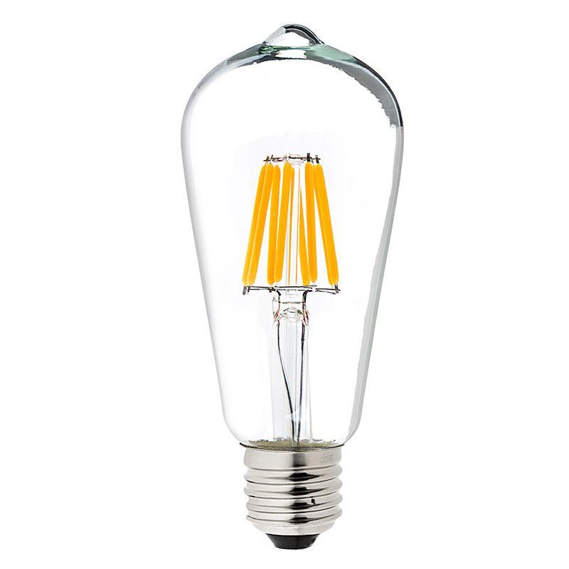 BOMBILLO LED ST64 - 4W E27 2700K 85-265V (TRANSPARENTE)