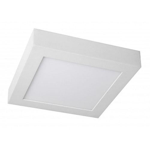 Panel LED Cuadrado Superficial - 12W / 6000K / Luz Blanca