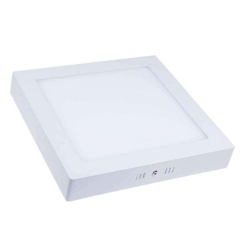 Panel LED Cuadrado Superficial - 24W / Luz Blanca 6500K