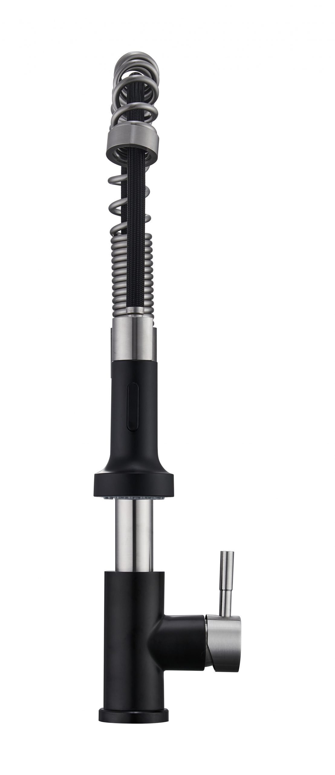 Grifo Monomando Extensible GASCO para Fregadero en Negro y Gris Mate - VERONA