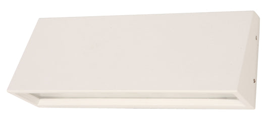 Aplique de Pared con acabado Blanco (Diseño Rectangular) - Luz Calida 3,000K Integrada