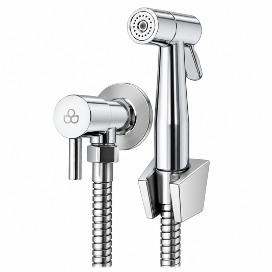 Juego de ducha higiénica tipo bidet Griven en acero inoxidable y ABS Cromado