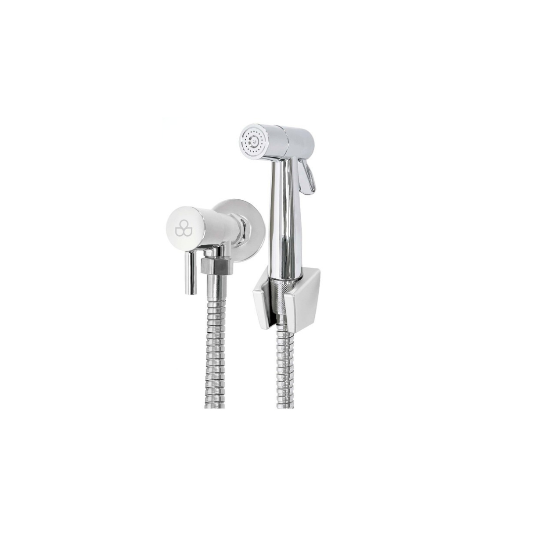 Juego de ducha higiénica tipo bidet Griven en acero inoxidable y ABS Cromado
