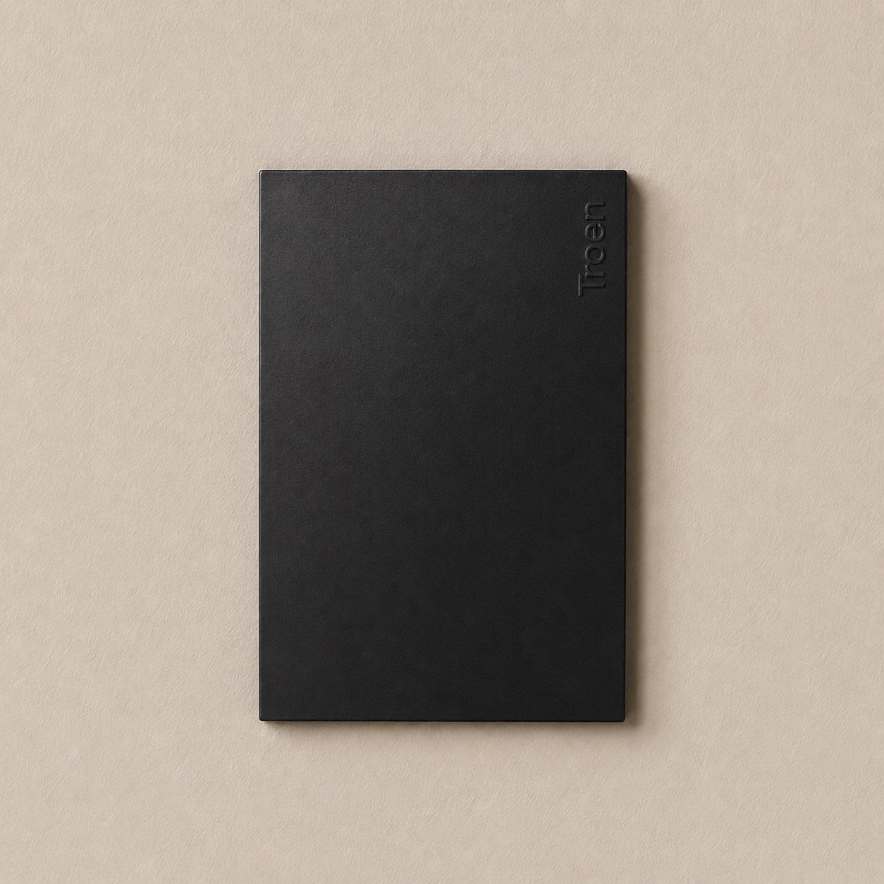 Tapa ciega para empotrar - Negro