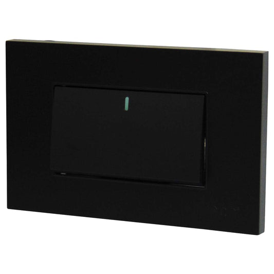 Interruptor Sencillo 110V 10AMP - Acabado Negro / Black