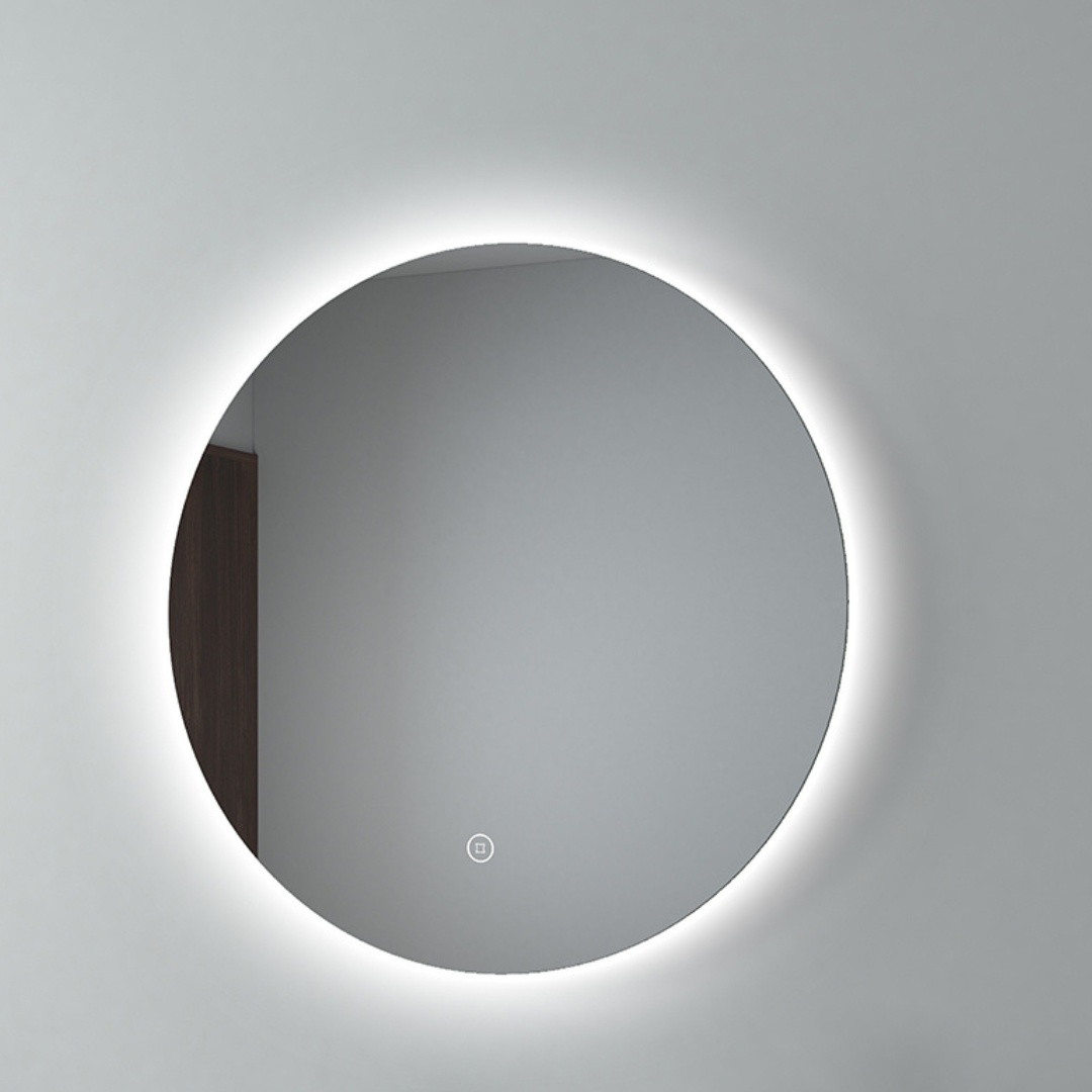 Espejo con Luz LED - Redondo Bajo Consumo - Luz Blanca de 6,000K