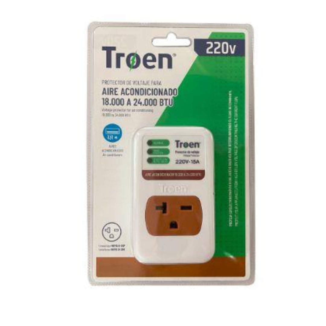 Protector de voltaje para aire acondicionado de 18,000 a 24,000 BTU