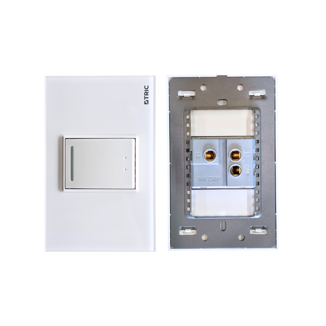 Interruptor sencillo de 3 vías 250V 16AMP - Blanco