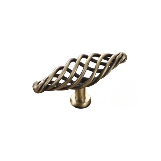 Tirador de pomo tipo T bronce