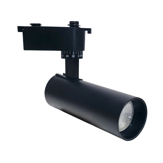Lampara LED de riel 10W de 3 temperaturas - negro