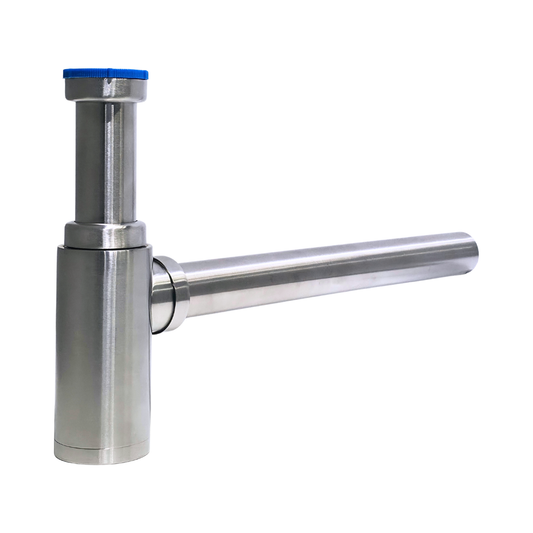 Trampa para lavamanos con acabado satinado