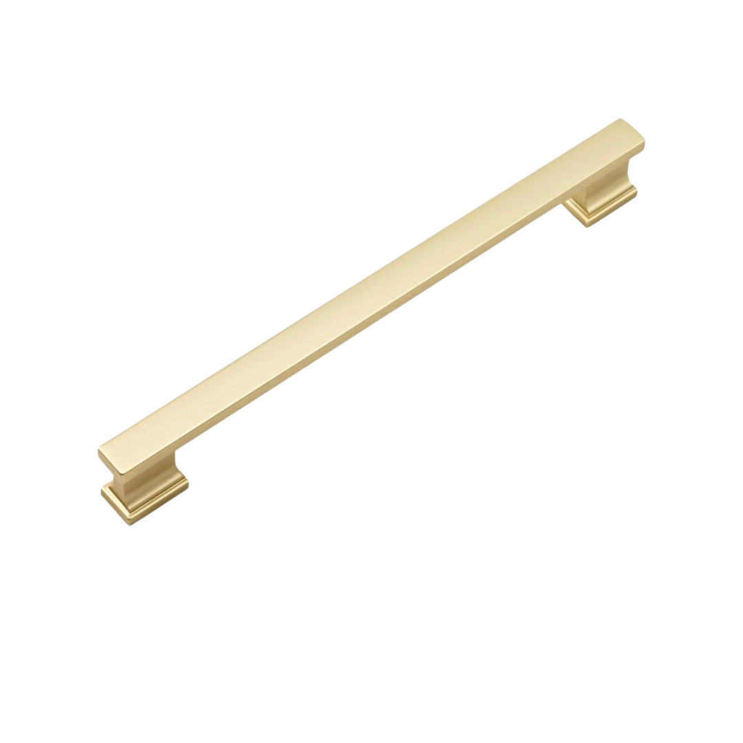 Tirador de asa de 8" dorado