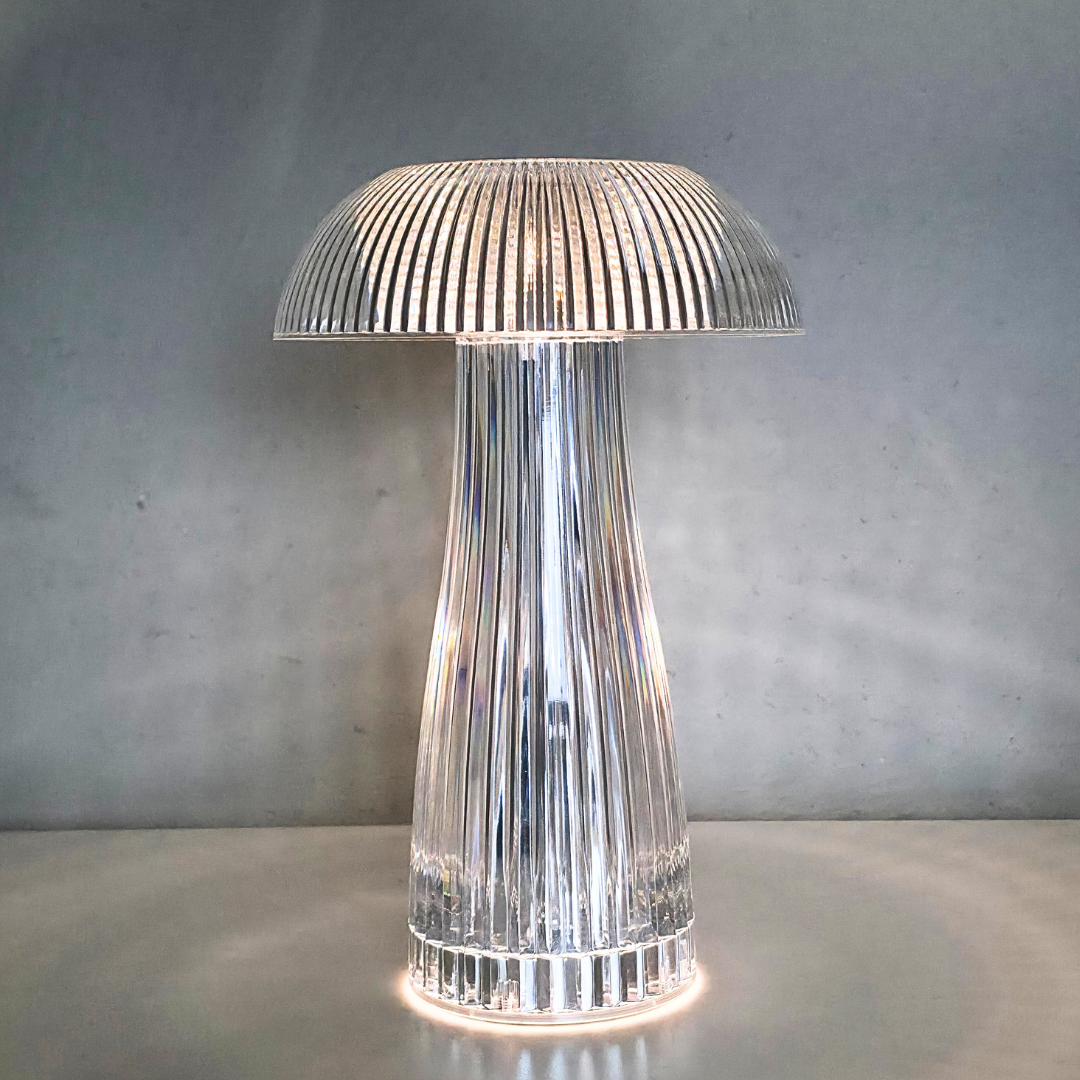 Lampara de mesa LED recargable de 3 temperaturas