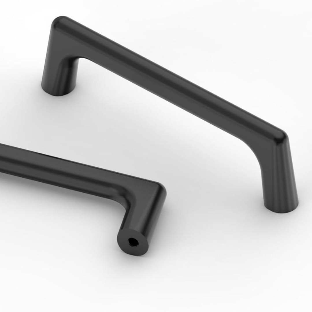 Tirador de asa de 4-¼" negro