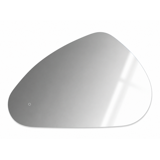 Espejo con luz LED - Forma irregular 99.5 x 66 cm - 2 tonos de luz