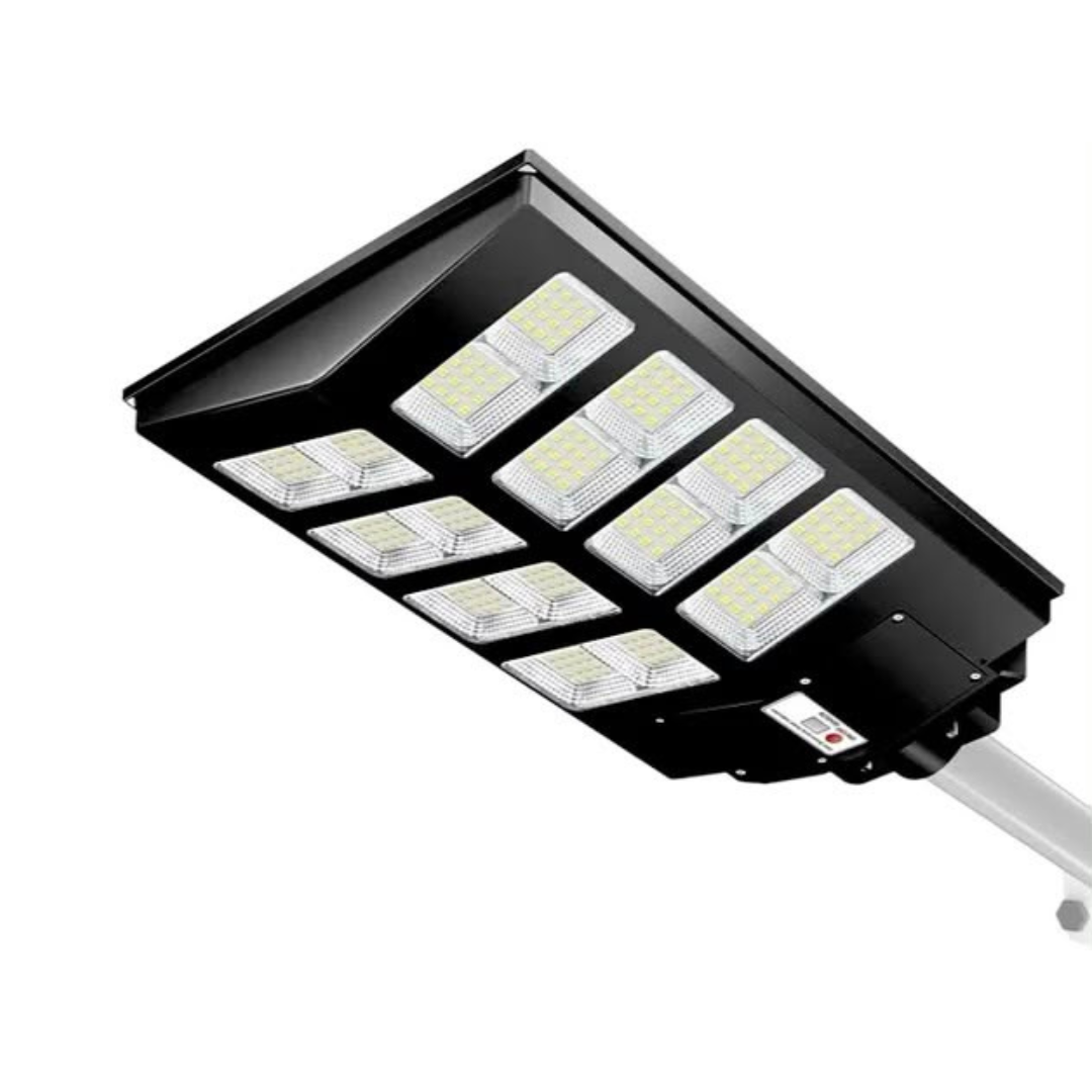 Lampara vial LED solar 240W IP65 con control remoto - Luz blanca 6500K