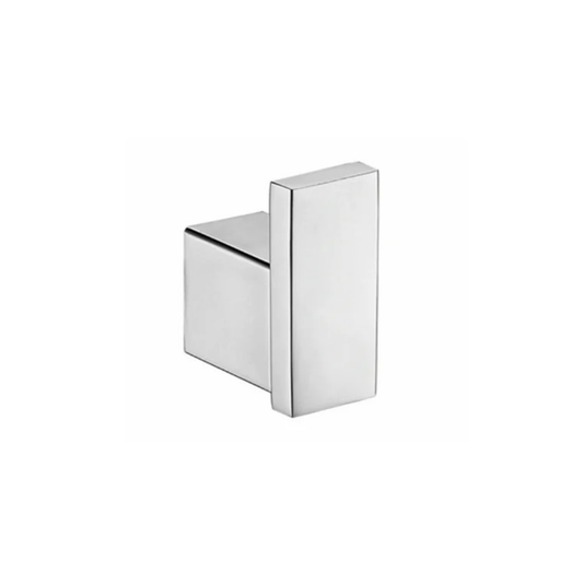 Gancho de pared cuadrado Tokio Square para toalla en acero inoxidable cromado