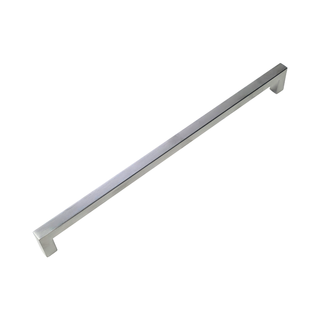 Tirador de asa cuadrado de 13" satinado