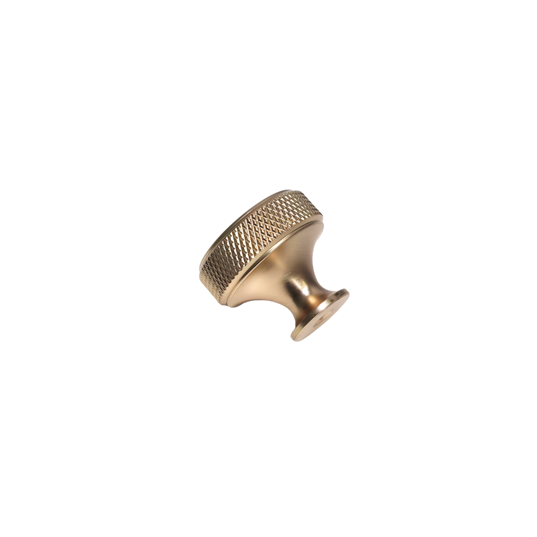 Tirador de pomo redondo luxe gold