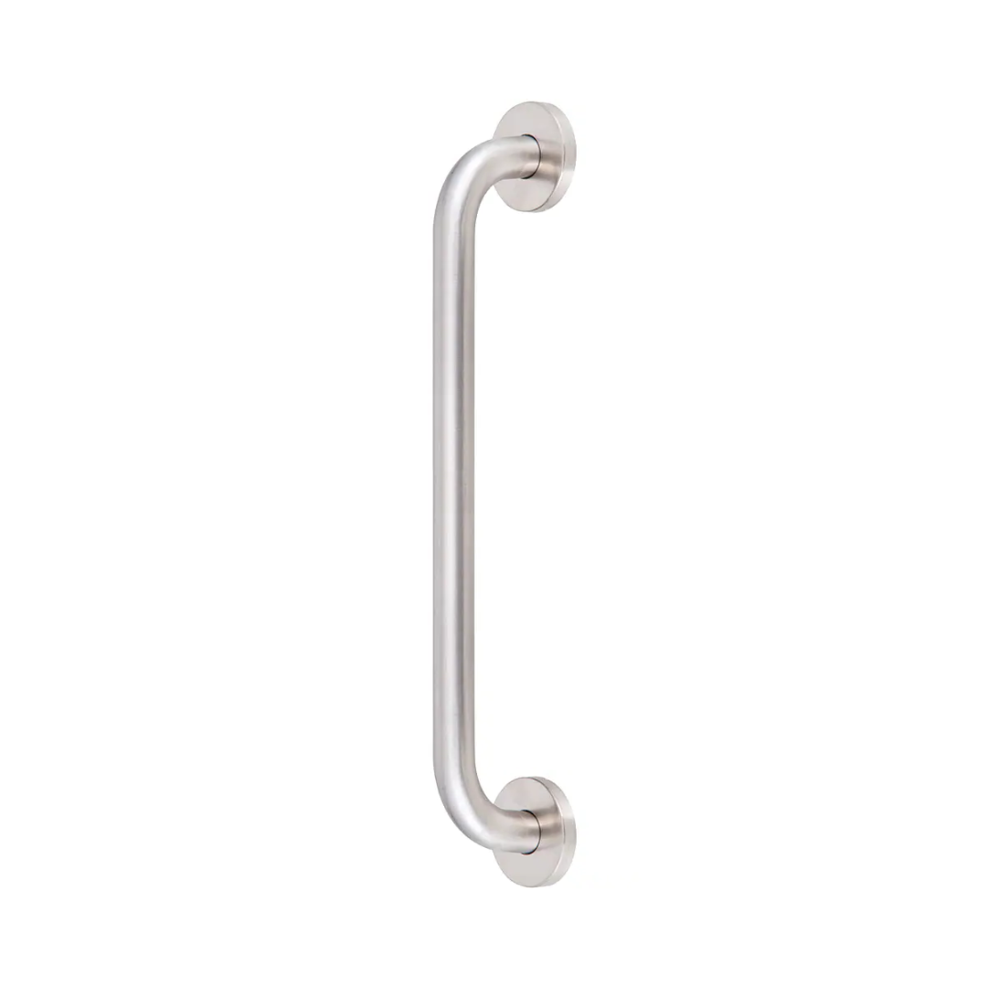 Barra de seguridad para discapacitados de 40 cm en acero inoxidable satinado