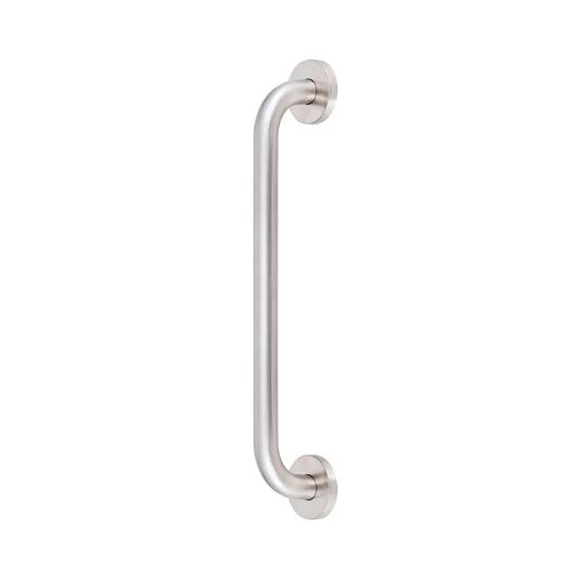 Barra de seguridad para discapacitados de 40 cm en acero inoxidable satinado