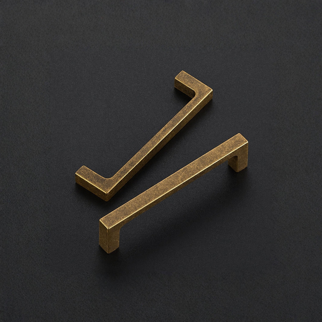 Tirador de asa de 4" bronce antiguo