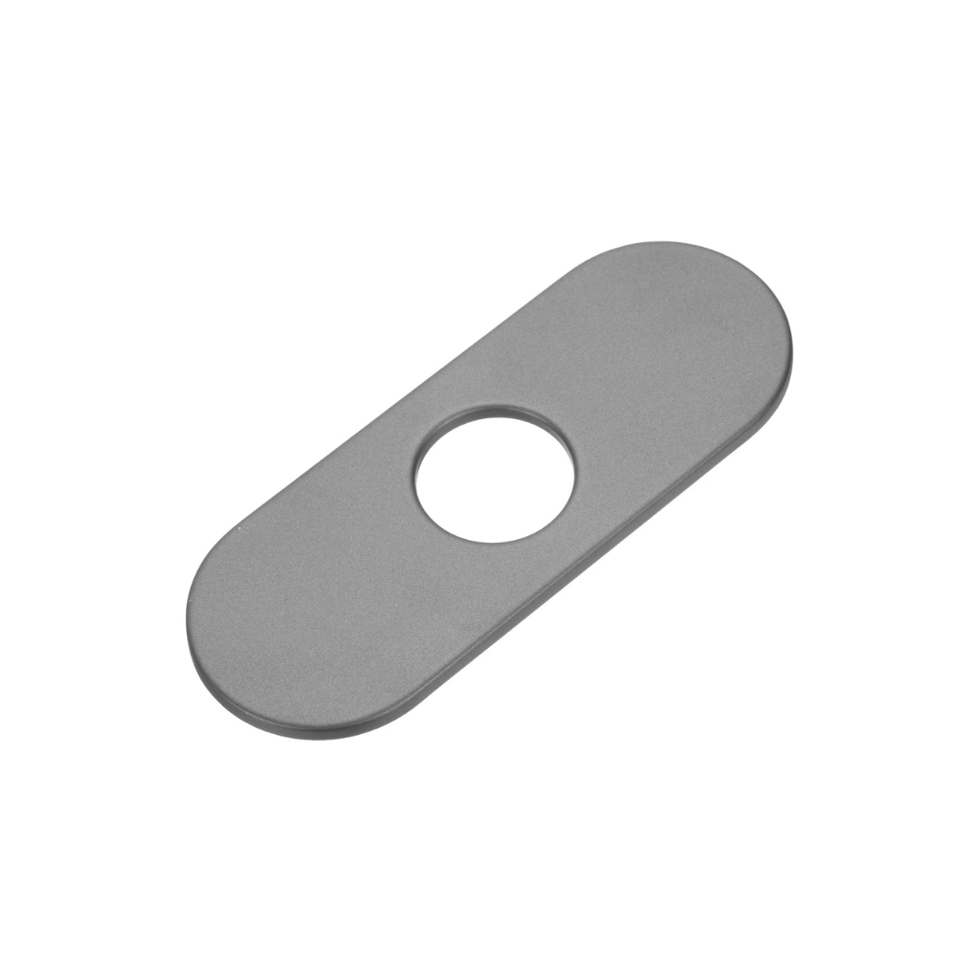 Flange para lavamanos de 4"en acero inoxidable satinado