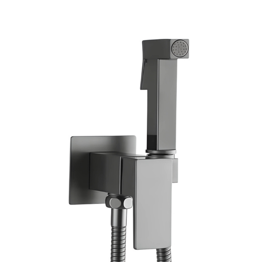 Ducha Monomando para Sanitario (Bidet) de Acero Inoxidable con acabado Gunmetal