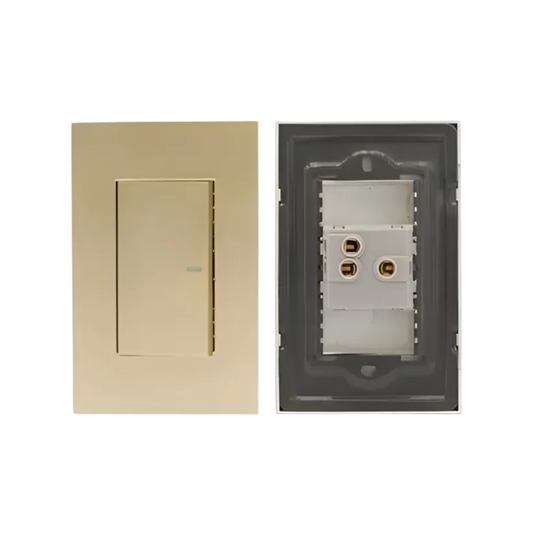 Interruptor sencillo de 3 vías 110V 10AMP - Dorado