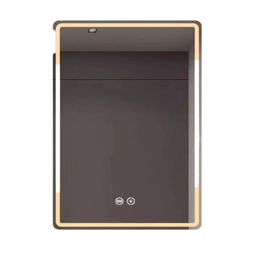 Espejo con luz LED - Rectangular 60 x 80 cm - 3 tonos de luz y antiempañante