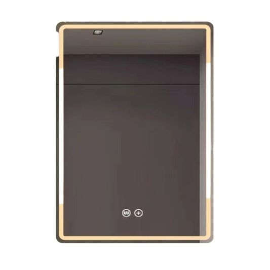 Espejo con luz LED - Rectangular 60 x 80 cm - 3 tonos de luz y antiempañante