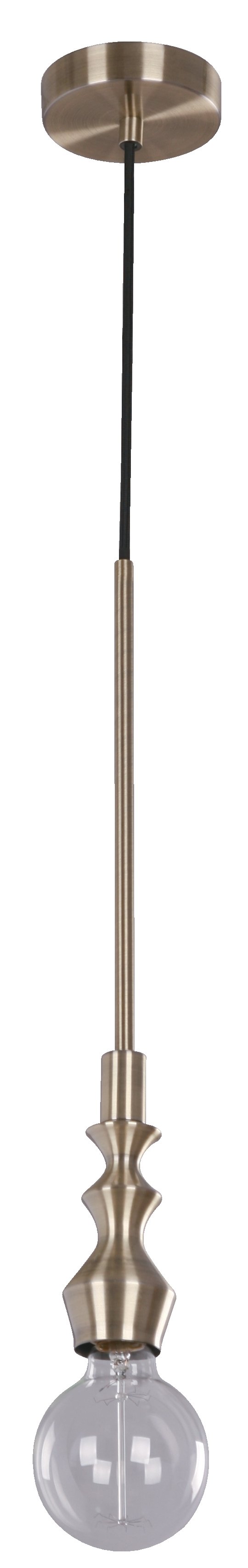 LAMPARA COLGANTE BRONCE ANTIGUO 1LUZ E27 60W N/B