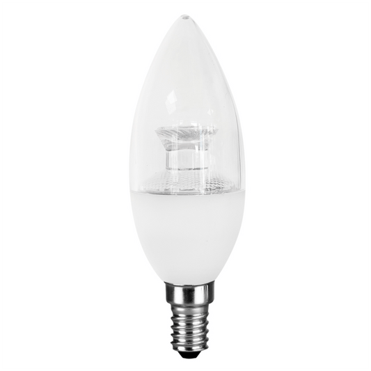 Bombillo LED E14 de 4W - Tipo Torpedo en Luz Blanca 6500K