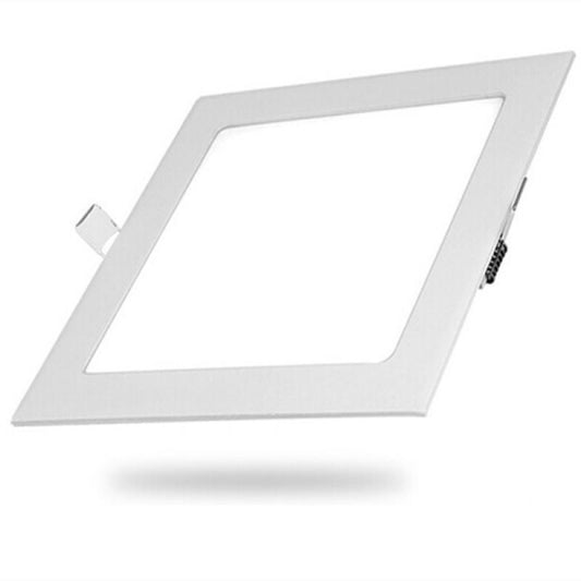 Panel LED Cuadrado Empotrable - 12W / Luz Blanca