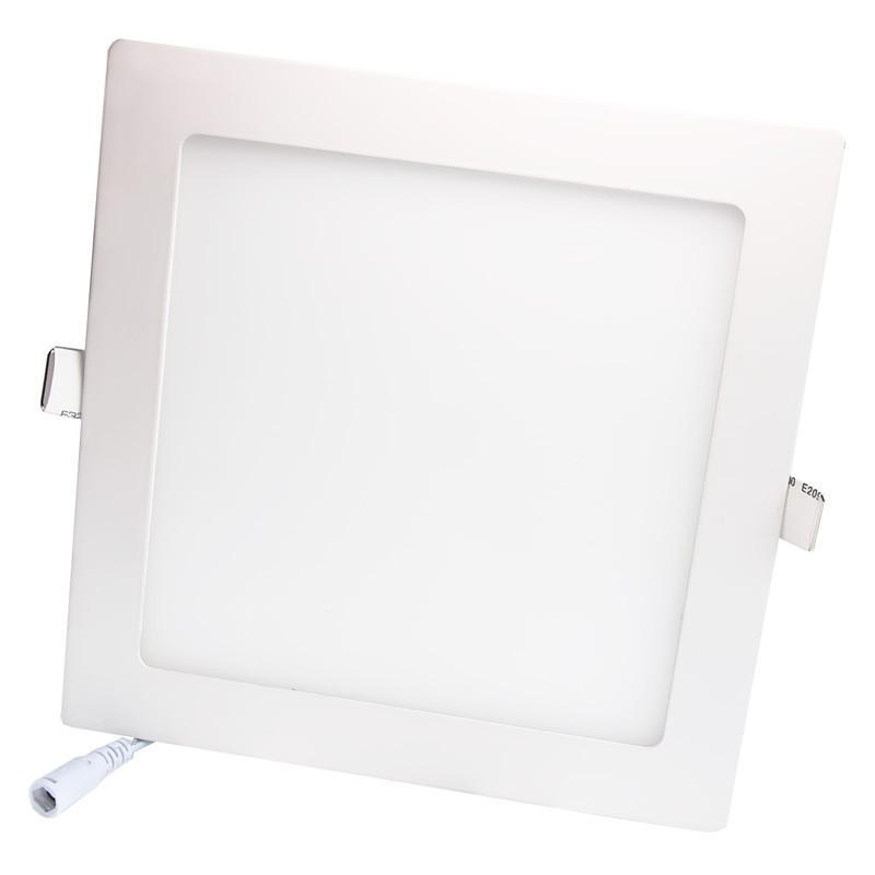 Panel LED Cuadrado Empotrable - 18W / Luz Blanca